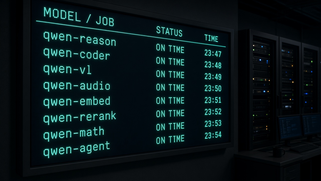 The AI Port departure board interface with gates and hold reasons
